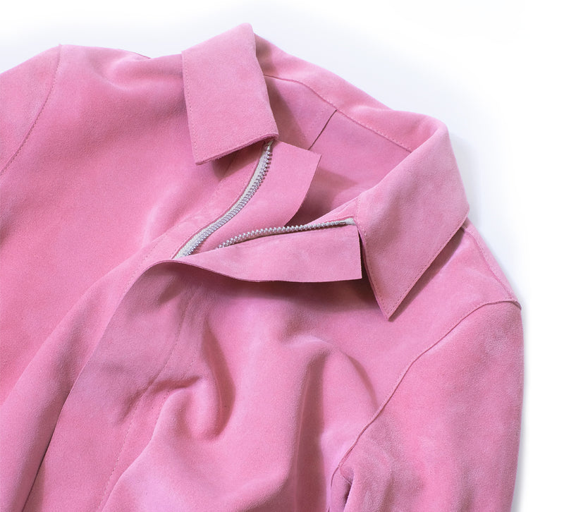 Romesdal Blouson - Pink Suede