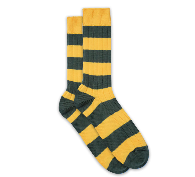 Striped Socks - Marigold / Moss