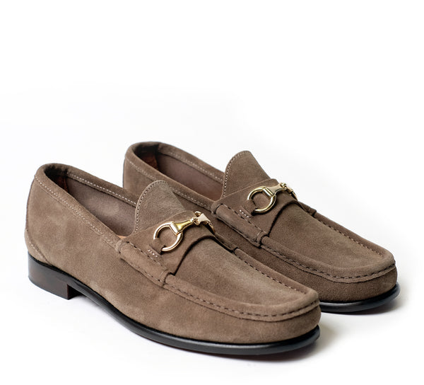 Unlined Beaufoy Loafer - Taupe Suede