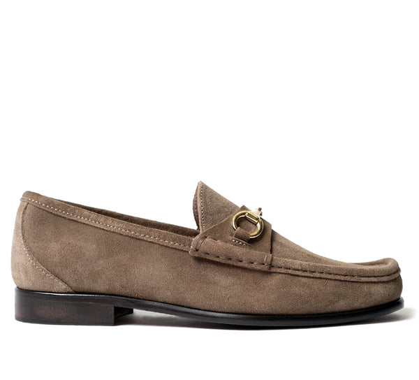 Unlined Beaufoy Loafer - Taupe Suede