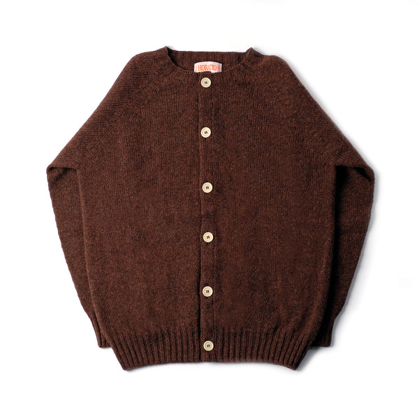 Inverugie Shaggy Cardi - Marron