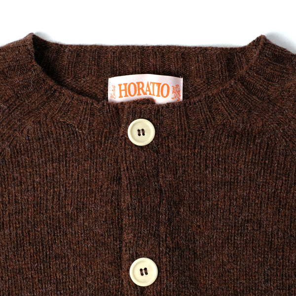Inverugie Shaggy Cardi - Marron