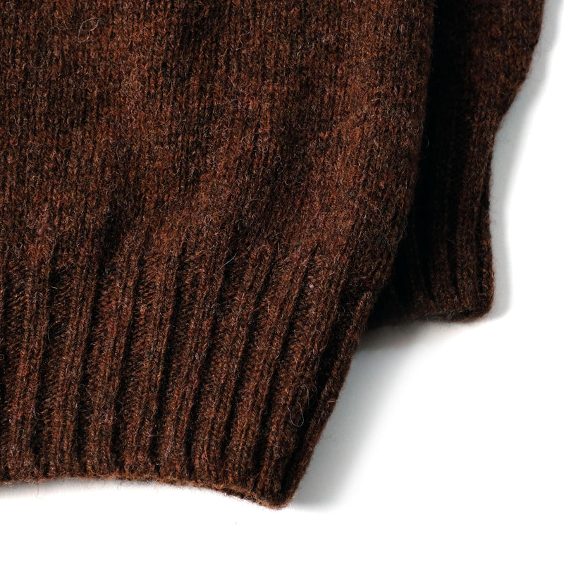 Inverugie Shaggy Cardi - Marron
