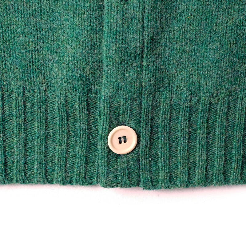 Inverugie Shaggy Cardi - Emerald