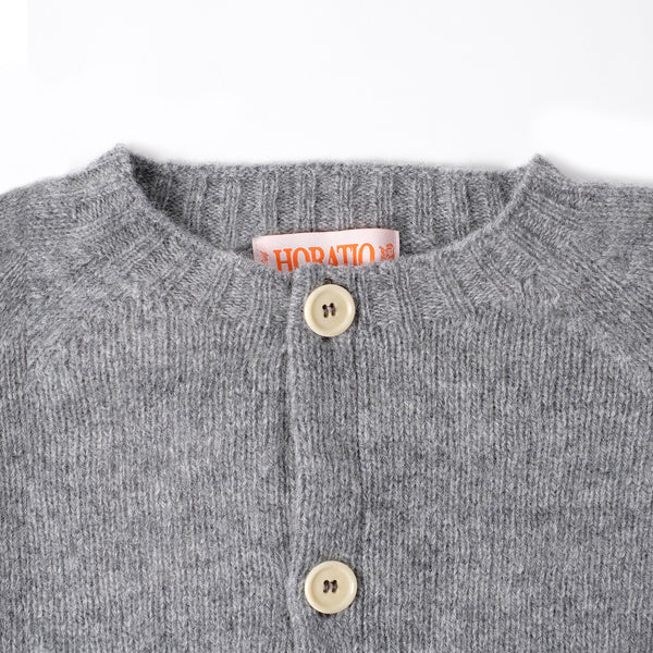 Inverugie Shaggy Cardi - Grey