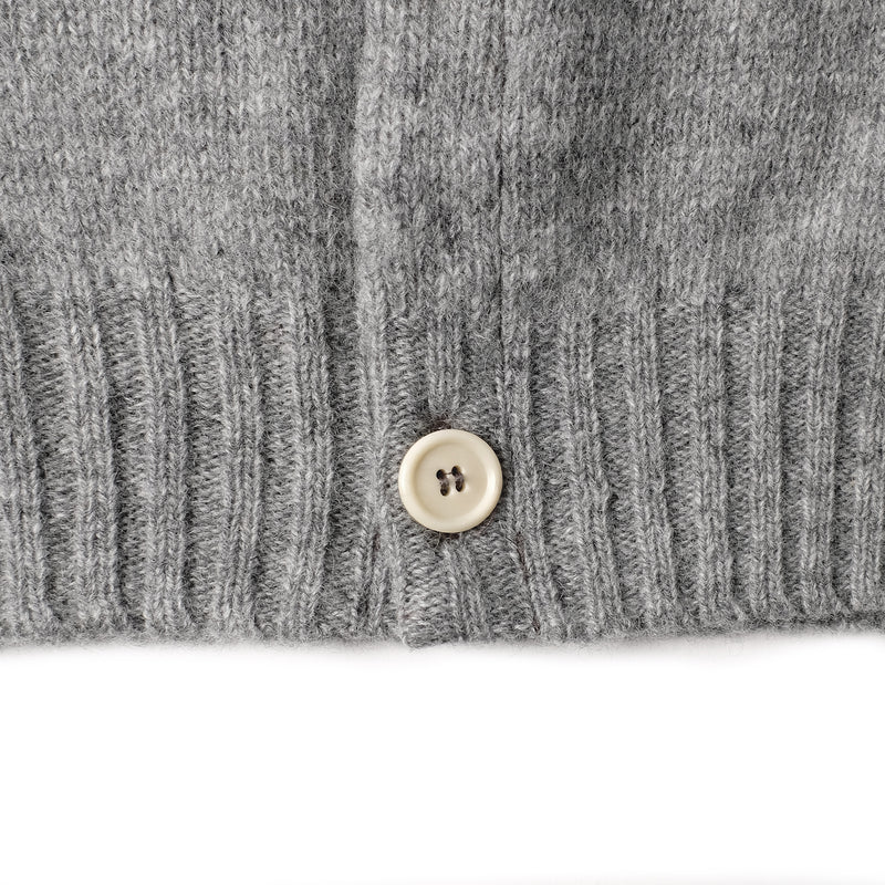 Inverugie Shaggy Cardi - Grey