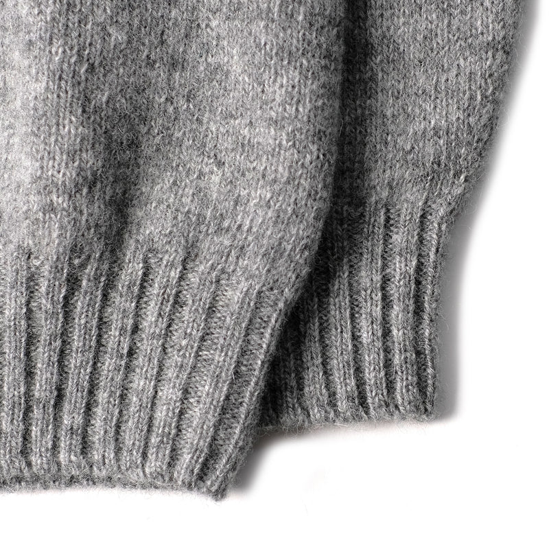 Inverugie Shaggy Cardi - Grey