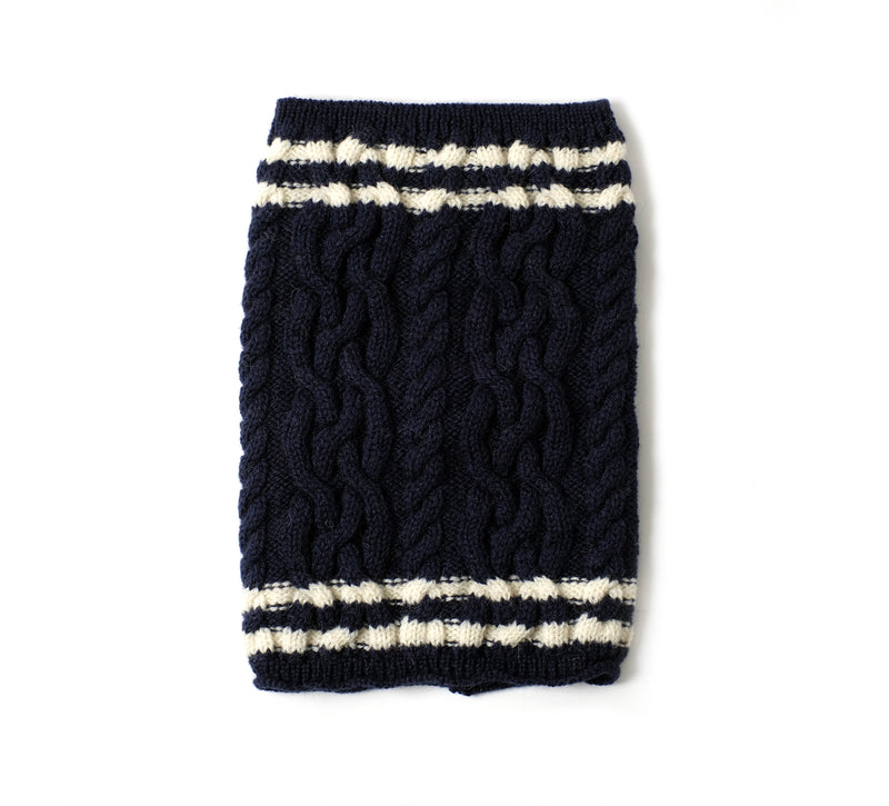 Turville Cricket Snood - Navy White