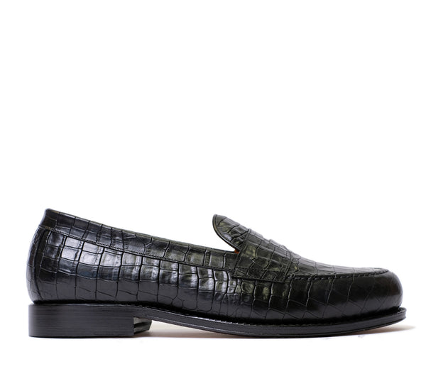 Dartmouth Loafer - Black Croc