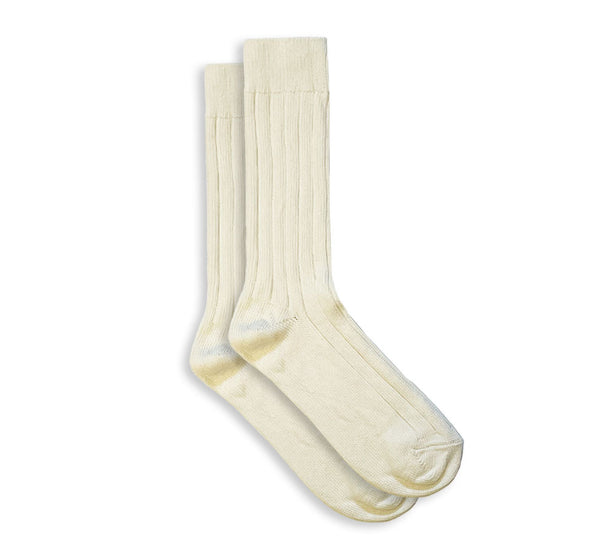 Plain Socks - Ecru