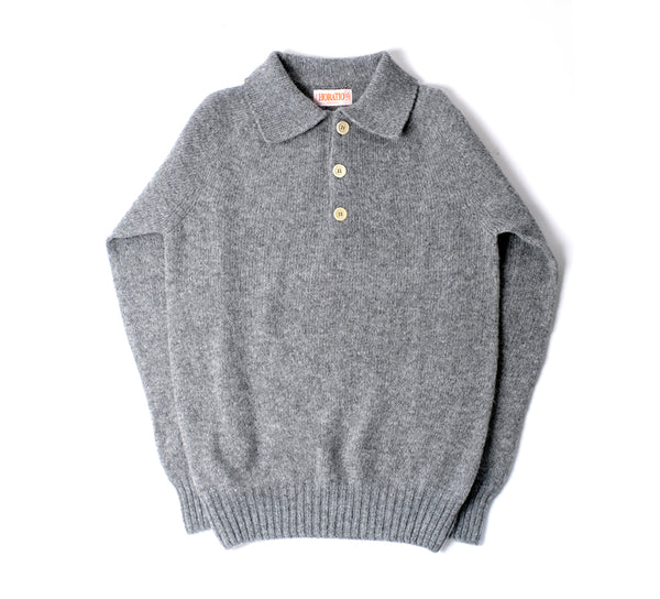 Kowdray Shaggy Polo - Grey