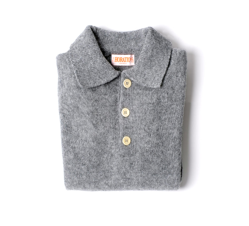 Kowdray Shaggy Polo - Grey