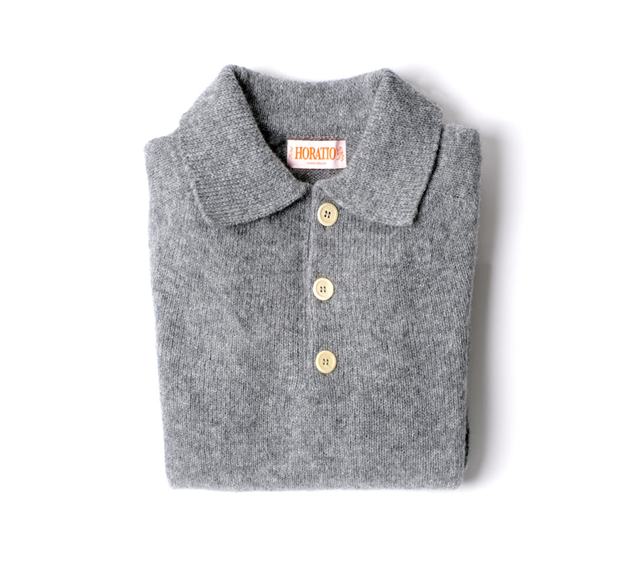 Kowdray Shaggy Polo - Grey – Horatio