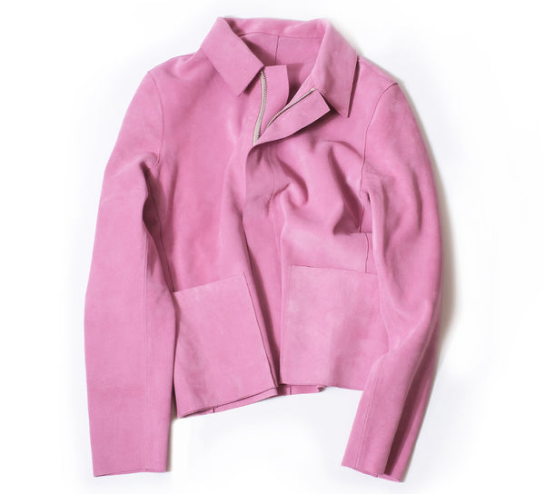 Romesdal Blouson - Pink Suede