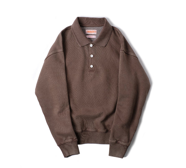 Lindon Rugby Sweatshirt - Brown
