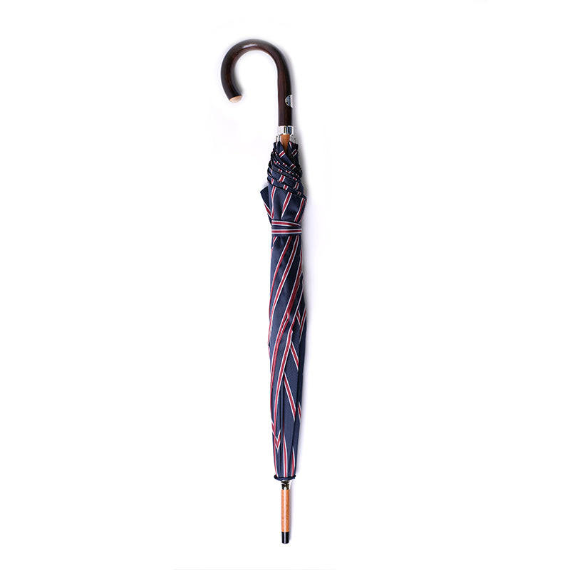 City Boy Umbrella - Burgundy Regatta Stripe