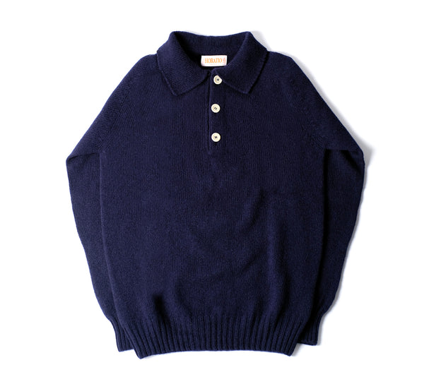 Kowdray Shaggy Polo - Navy