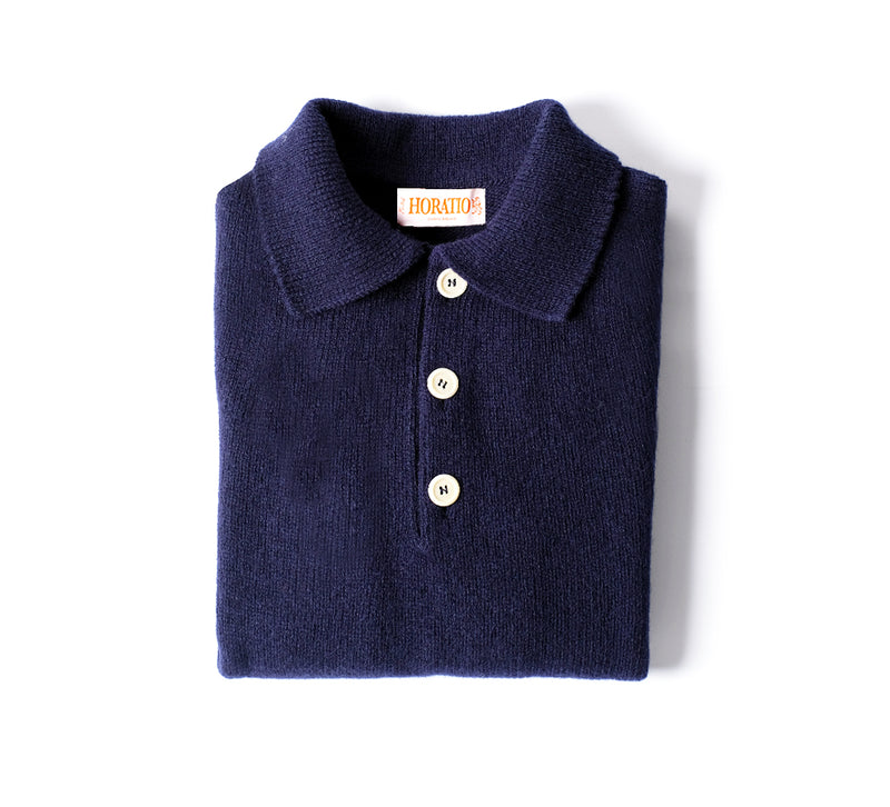 Kowdray Shaggy Polo - Navy