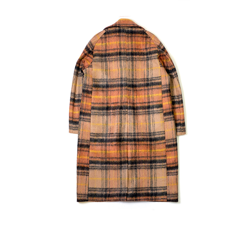 Kilmore Coat - Orange Check