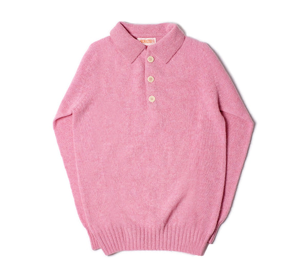 Kowdray Shaggy Polo - Pink