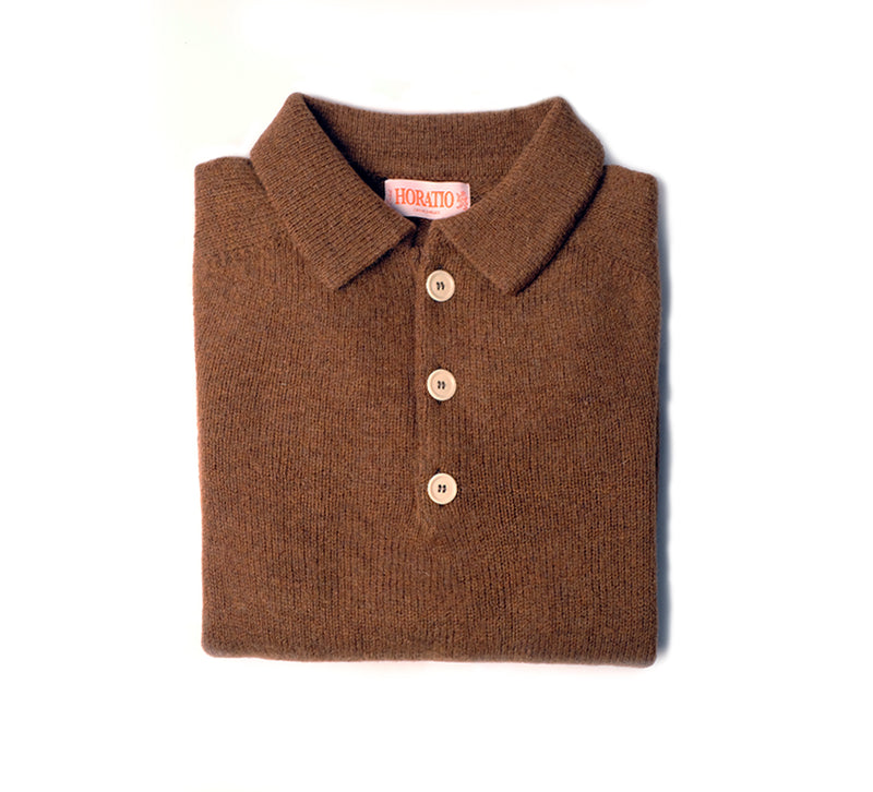 Kowdray Shaggy Polo - Pecan