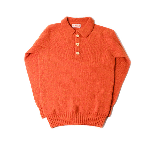 Kowdray Shaggy Polo - Orange