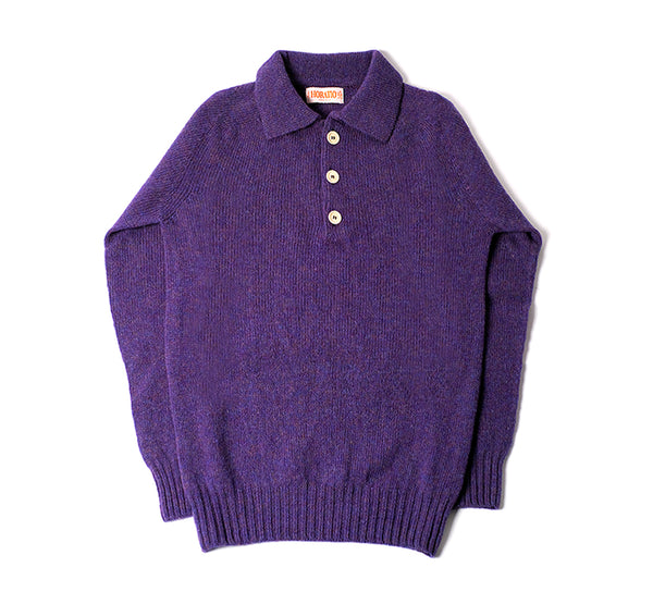 Kowdray Shaggy Polo - Violet