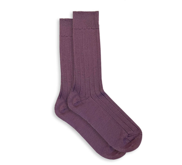Plain Socks - Vintage Purple