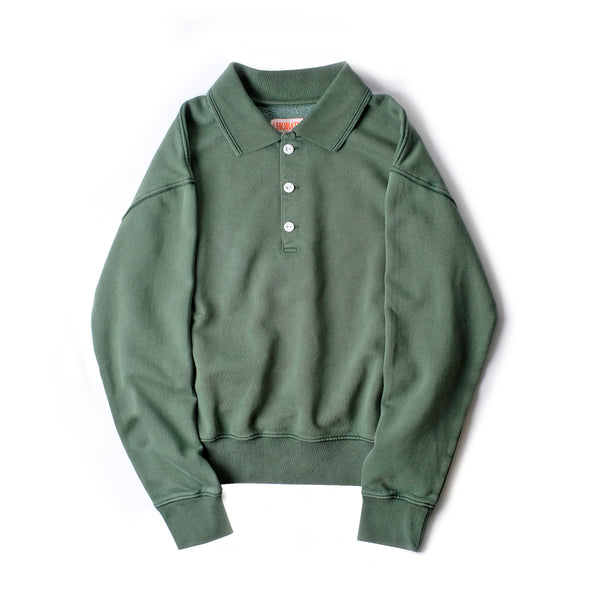 Lindon Rugby Sweatshirt - Seaweed