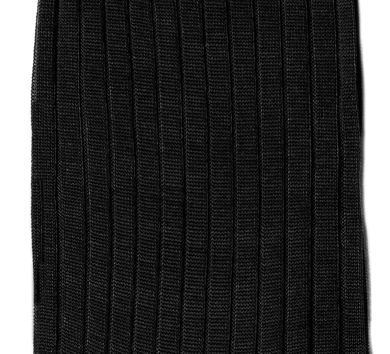 Fine Cotton Socks - Black