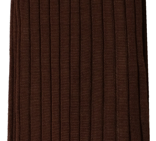 Fine Cotton Socks - Mocha