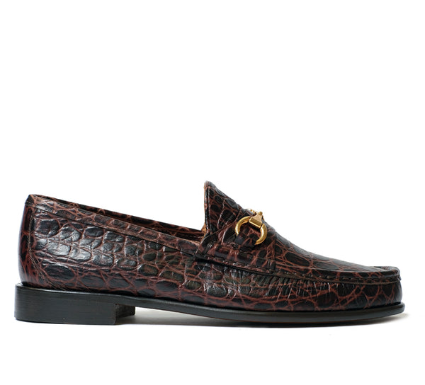 Beaufoy Loafer - Dk Brown Croc