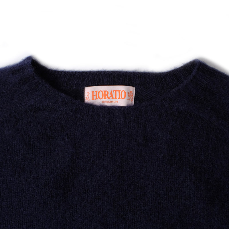 Seymour Short Sleeve Shaggy - Navy