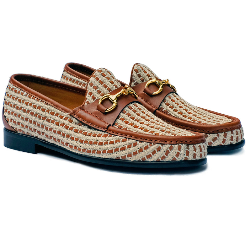 Beaufoy Loafer - White Basket Weave