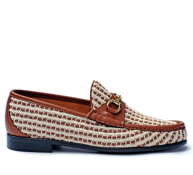 Beaufoy Loafer - White Basket Weave