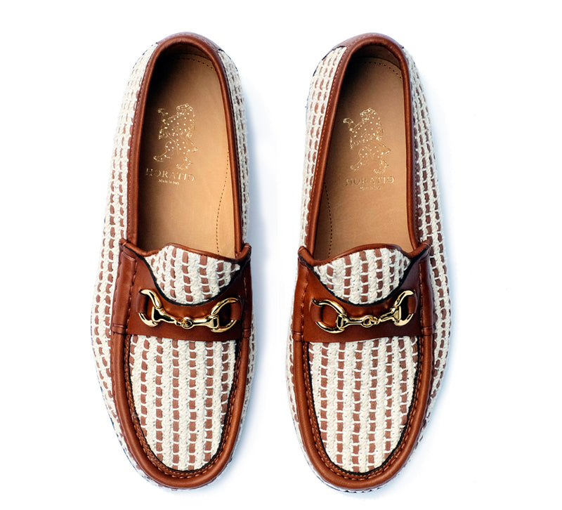 Beaufoy Loafer - White Basket Weave