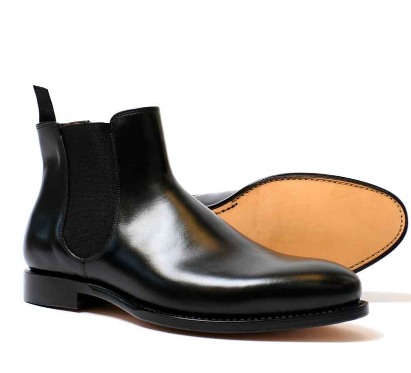 Wren Chelsea Boot - Black Calf