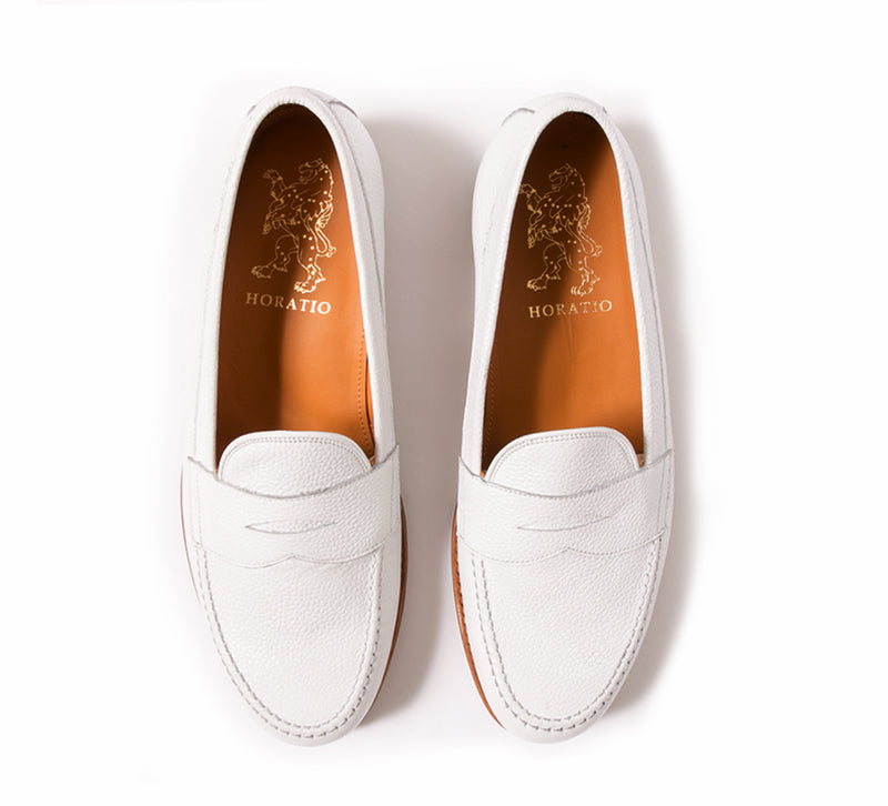 Dartmouth Loafer - White Grain