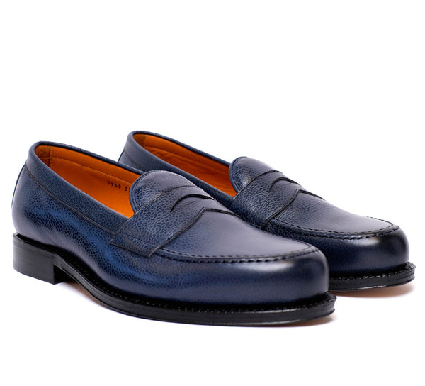 Dartmouth Loafer - Navy Grain