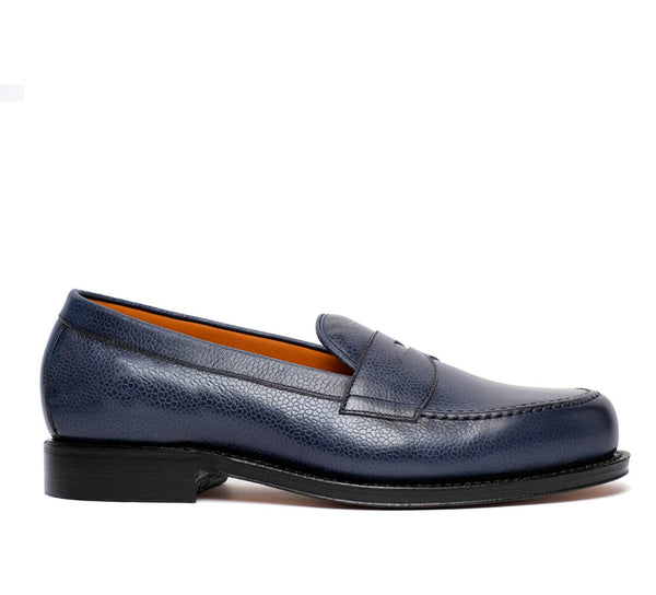 Dartmouth Loafer - Navy Grain