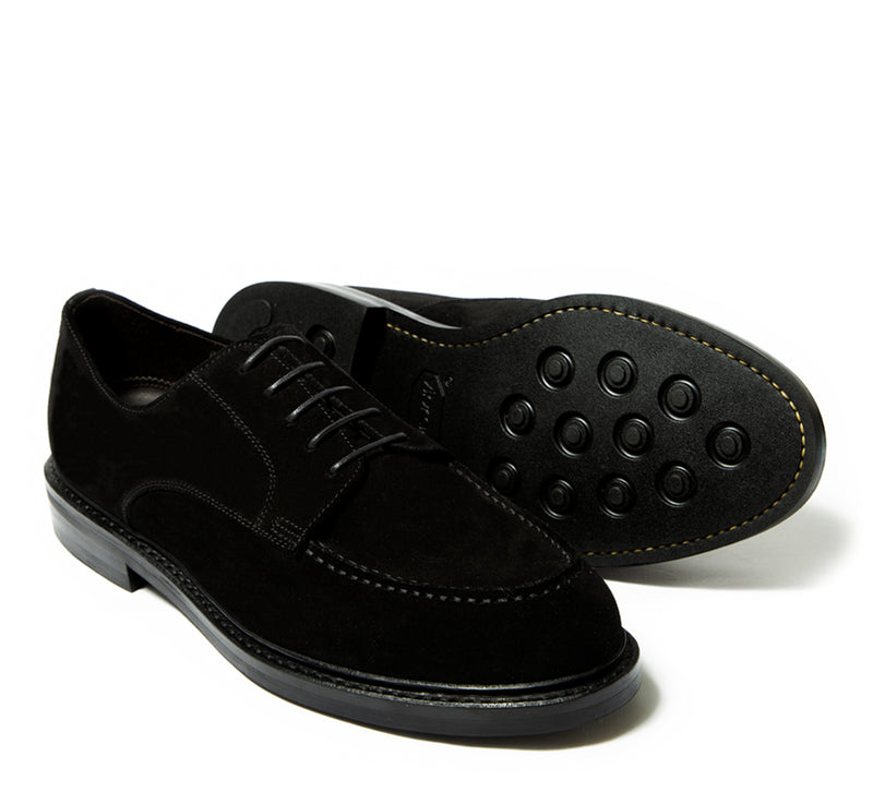 Norfolk Derby - Black Suede