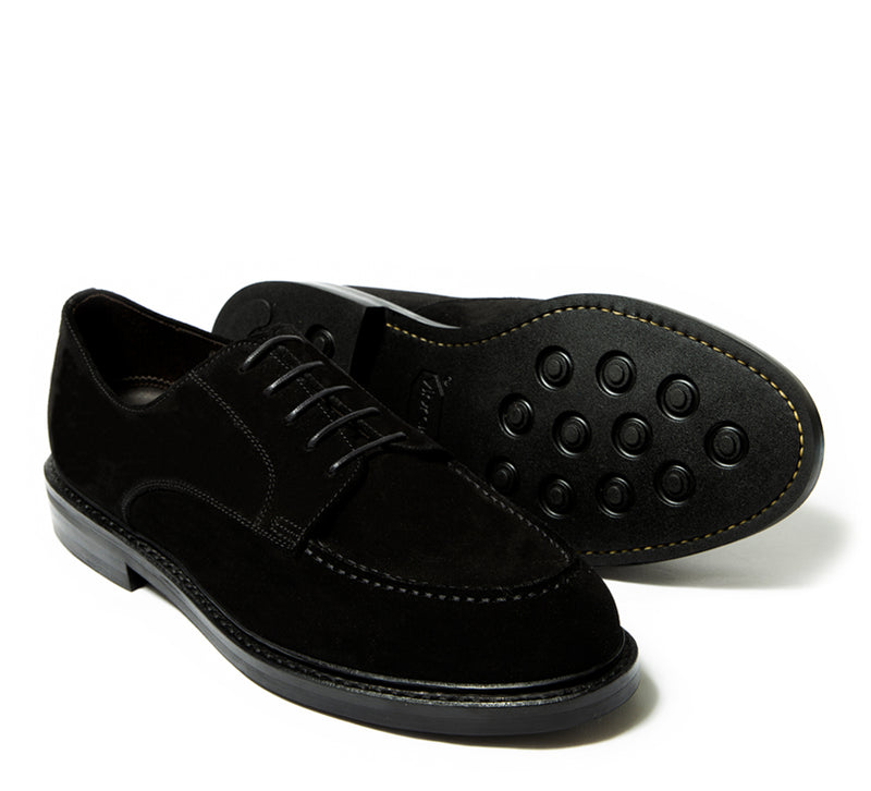Norfolk Derby Black Suede – Horatio - Main Image