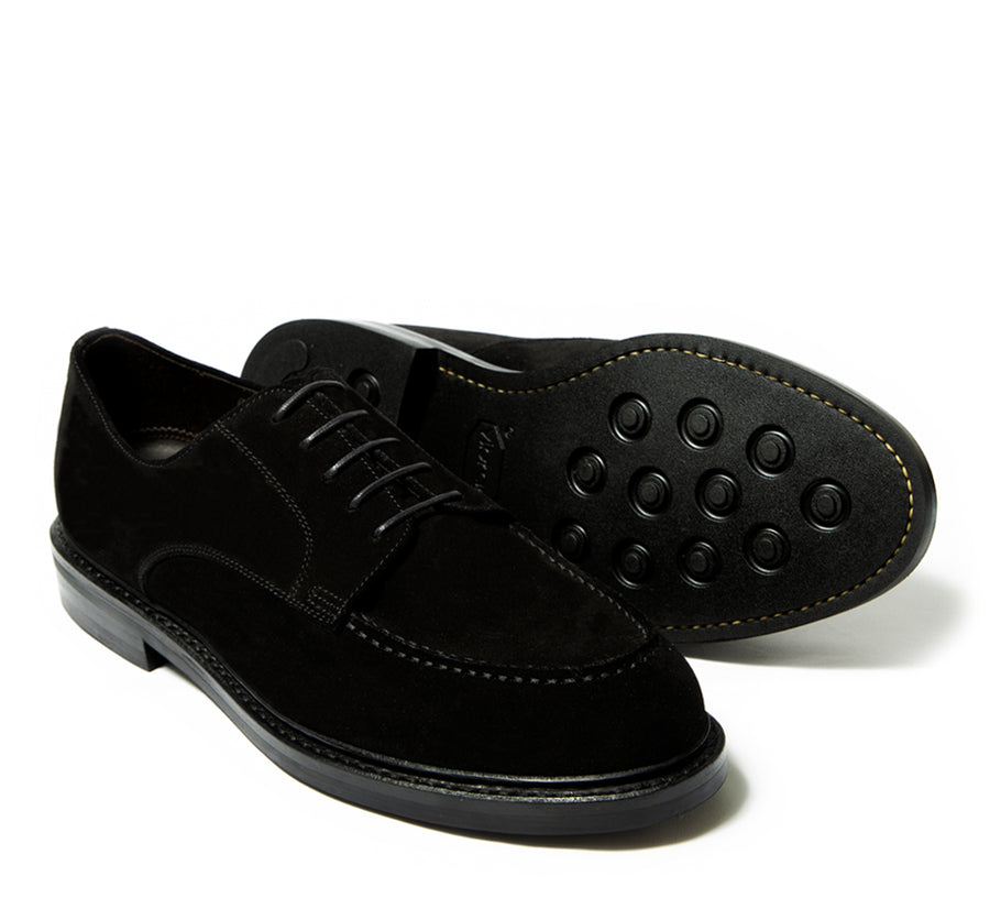 Norfolk Derby - Black Suede – Horatio