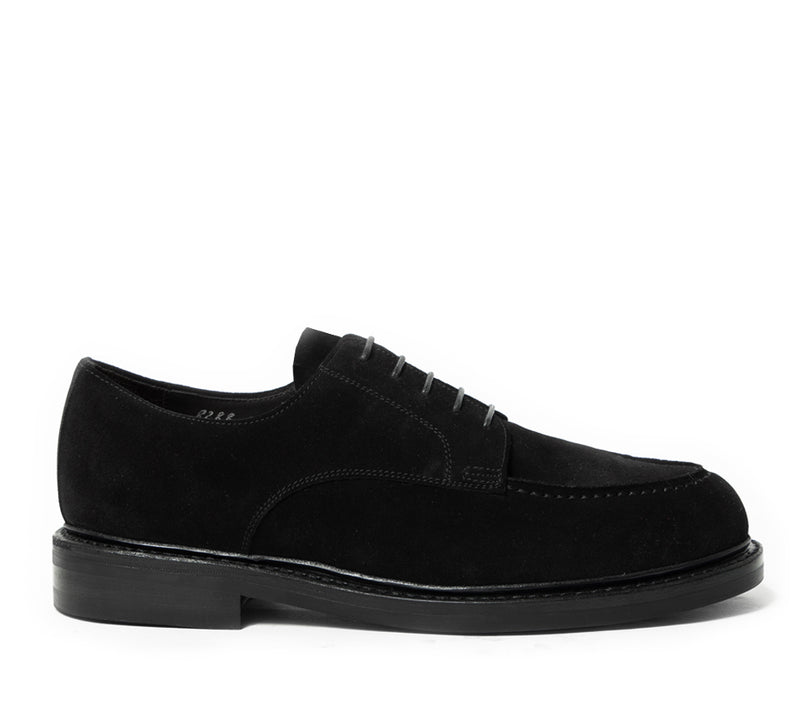 Norfolk Derby - Black Suede