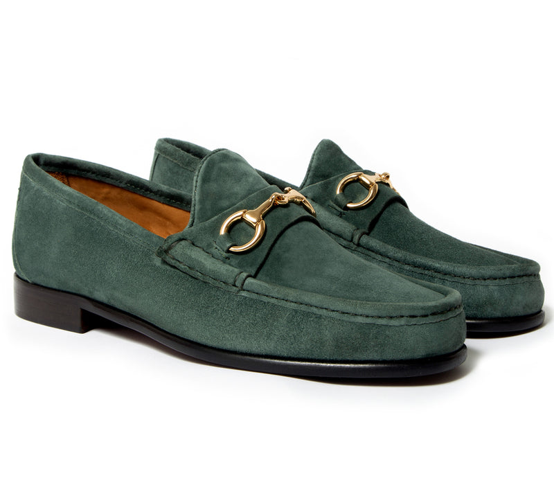 Beaufoy Loafer - Vintage Green Suede