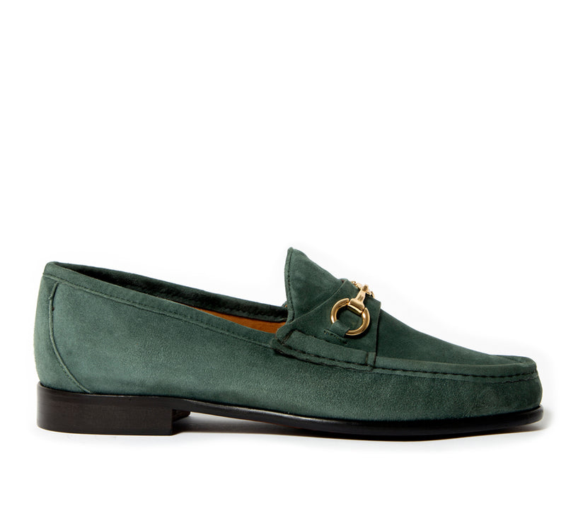 Beaufoy Loafer - Vintage Green Suede