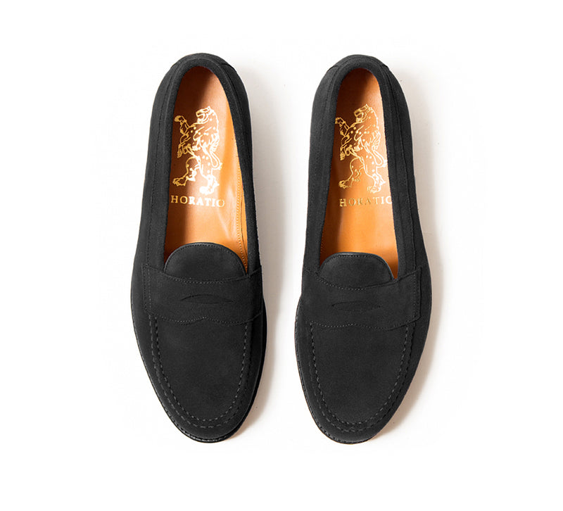 Dartmouth Loafer - Black Suede