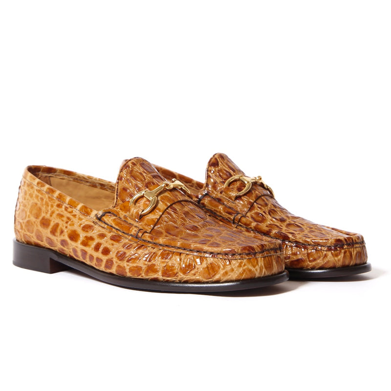 Beaufoy Loafer - Tan Croc