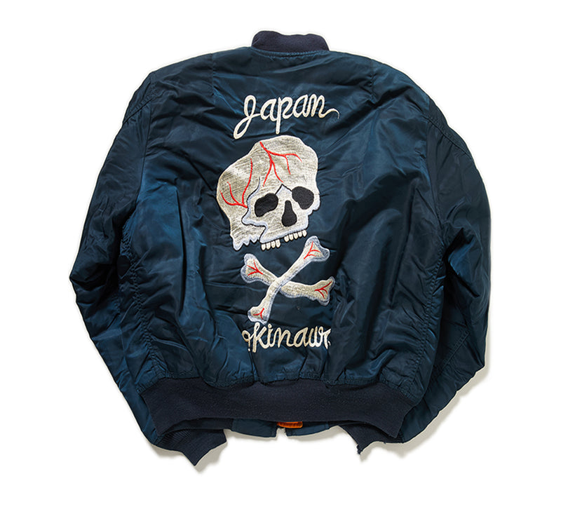 Vintage MA1 Skull Japan