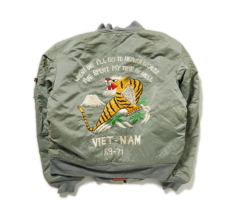 Vintage MA1 Tiger Green